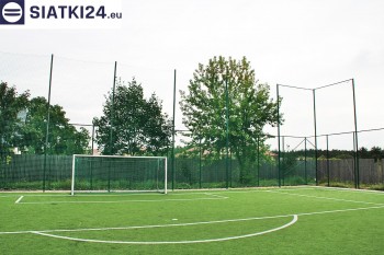 Siatki Piła - Tu zabezpieczysz ogrodzenie boiska w siatki; siatki polipropylenowe na ogrodzenia boisk. dla terenów Miata Piła